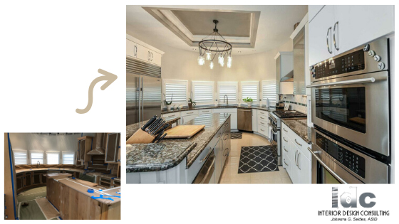 Tampa Interior Designer Kitchen Makeover Cabinets